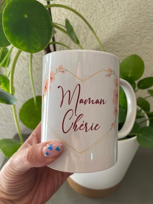 Image of Mug tasse Maman chérie cadeau personnalisable 