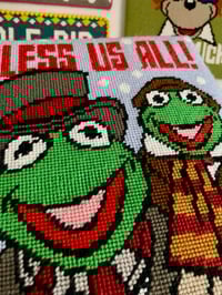 Image 4 of Kermit and Timmy needlepoint kit 