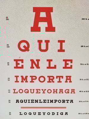 Image of Agudeza visual. Alaska.