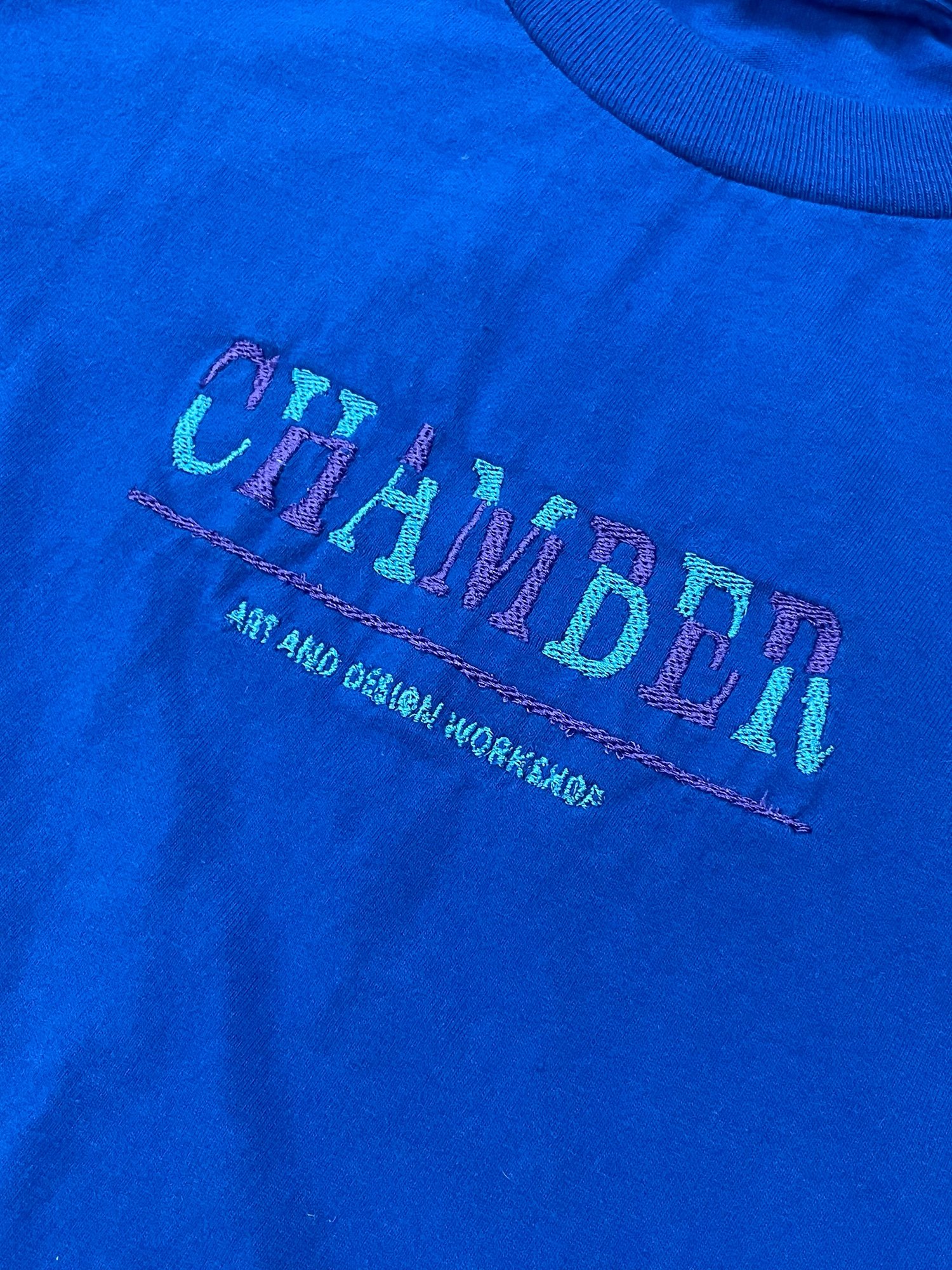 Image of Chamber A and D Tee royal blue