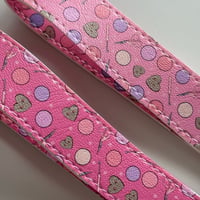 Image 3 of Craft Crochet Lover Faux Leather Wristlet