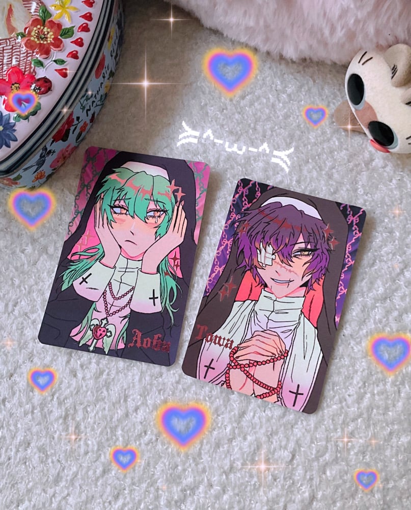 Image of Towa & Aoba Holo Photocards