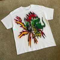 Image 5 of AIRBRUSHED 8 BALL DRAGON TEE 