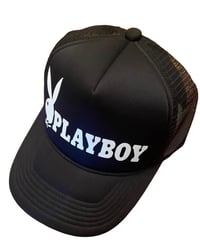 Image 2 of Playboy bunny trucker hat