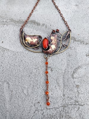 Fire statement necklace 