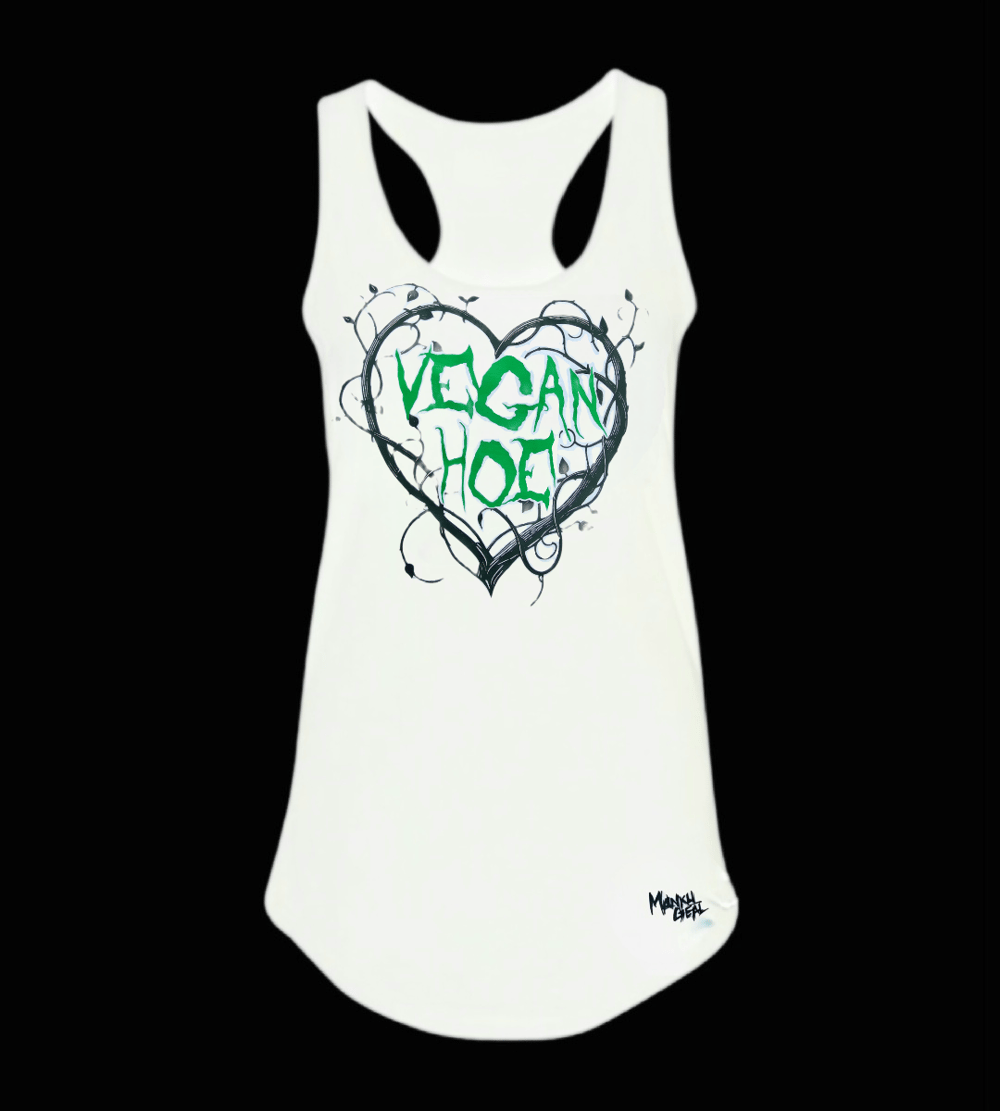 Vegan Hoe Racerback Tank