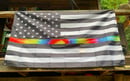 Image 2 of JGD - Thin dyed line flags.