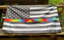 Image 2 of JGD - Thin dyed line flags. 