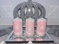 Image 2 of BABY PINK V CANDLE SET