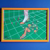 'ORANGEN II' original illustration (A4, frame incl.)