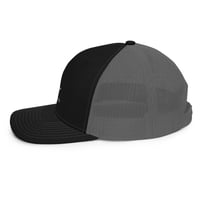 Image 5 of Goose Creek Co Brand Black Gray Richardson 112 - Snap Back Trucker Cap