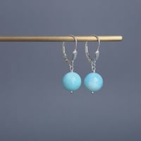 Image 4 of Boucles d'oreilles argent amazonite