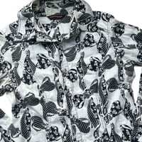 Image 4 of Algonquins skull ribbon blouse 