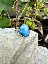 Image 5 of Chunky Golden Hills Turquoise Ring