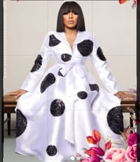 Fancy pocka dots dress