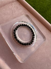 Image 3 of Silver Obsidian 银曜石手链