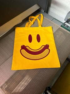 Image of Smiley Dog - tote bag