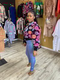 Image 2 of FLOWER BOMB SWEATER JACKET