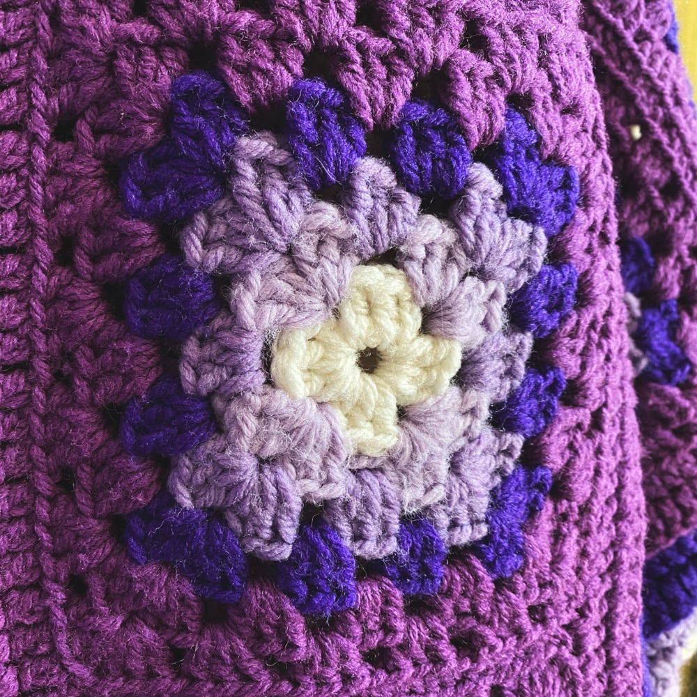 Image of Perfectly Purple Granny Sweater