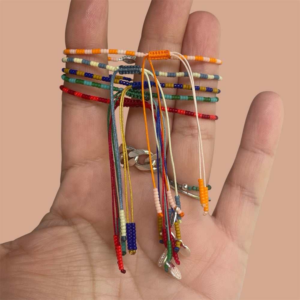Image of Eye bracelet with beads