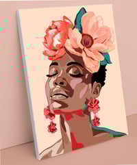 Flower Crown Canvas Print