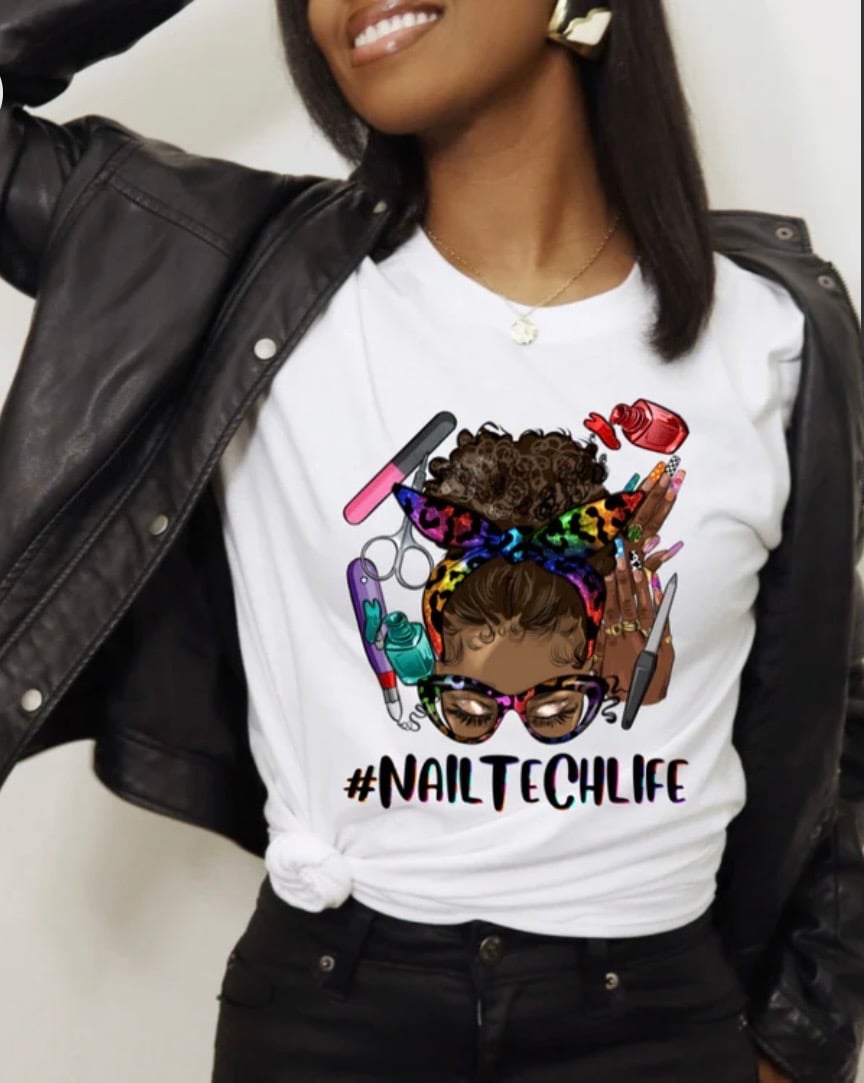 Image of Nail tech life unisex tshirt