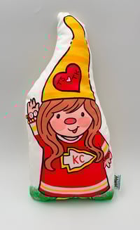 Image 2 of Travis & Taylor Gnome Chiefs Pillow Set