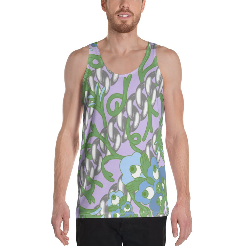 Image of Cubana y flores Unisex Tank Top