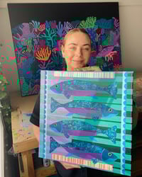 Image 5 of NEW ✨ Original Artwork - Oceanside 46 x 46cms