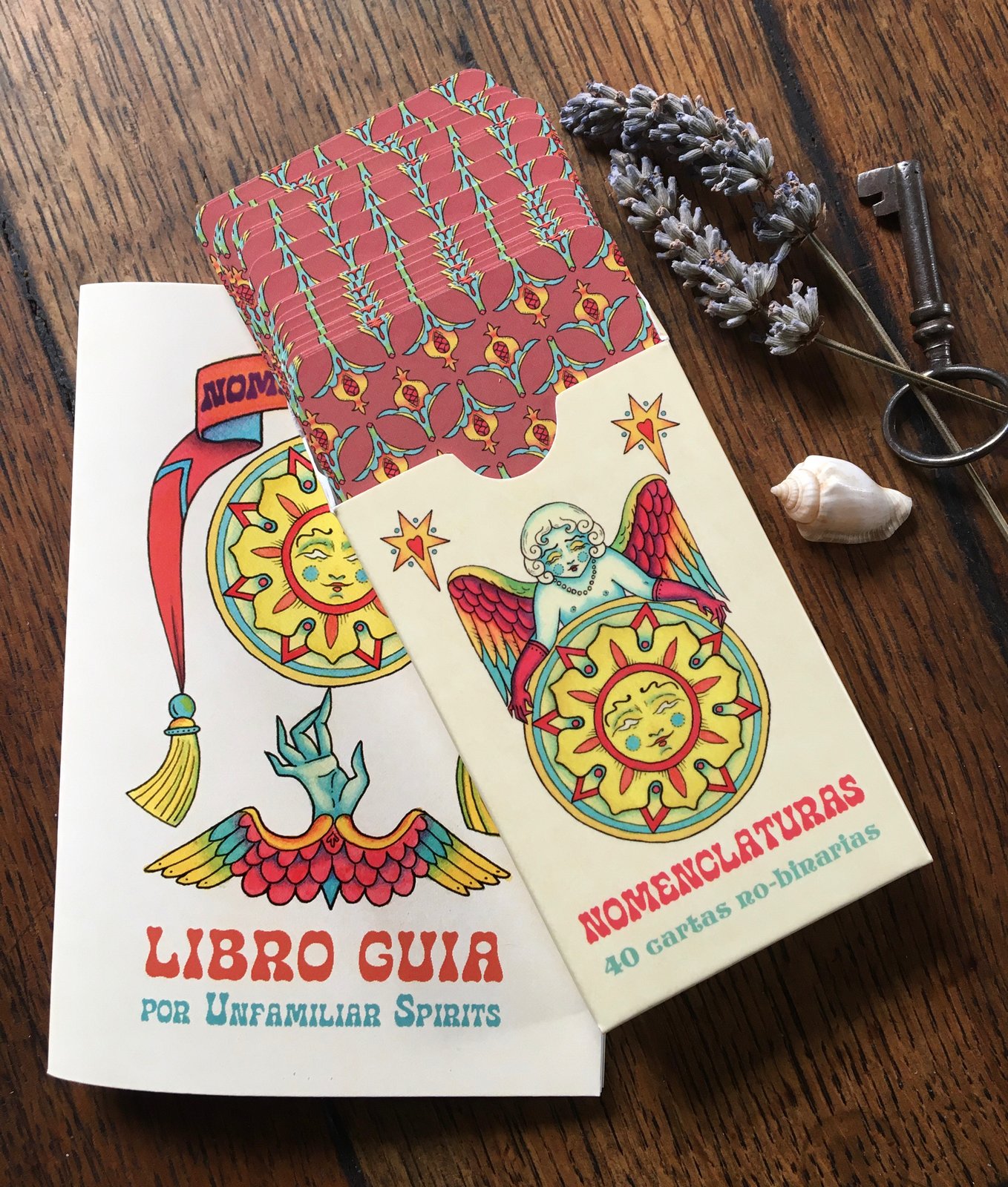 Nomenclaturas (Nonbinary spanish playing cards ) unfamiliar spirits