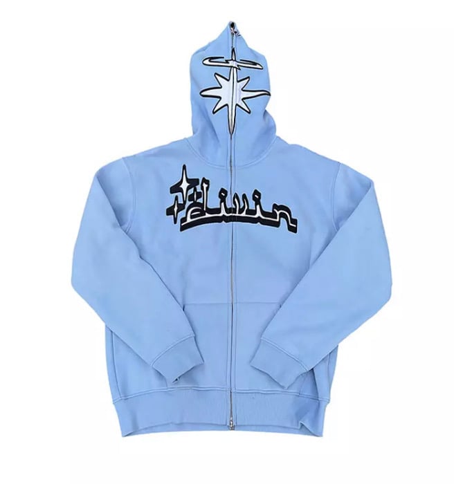 Star Face full zip up hoodie | StayS@FE