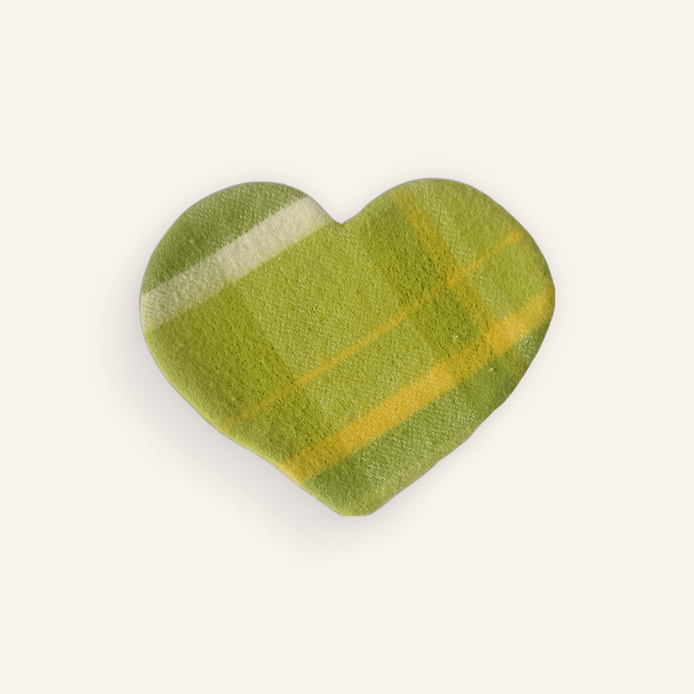 Image of Wheat Pack - Heart shaped Green, Yellow and White