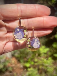 Image 1 of Gathered Bouquet Earrings 