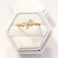 Image 1 of White Butterfly Ring