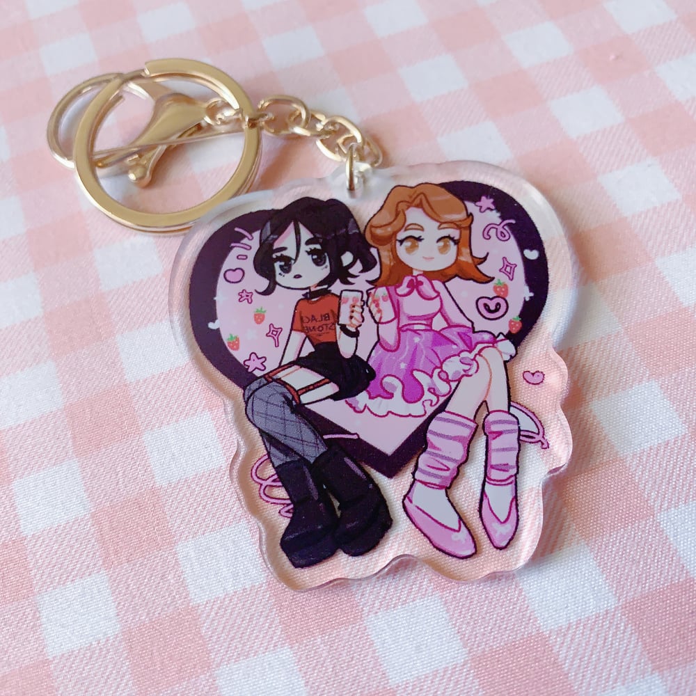 Image of NANA Hachi Chibi Keychain