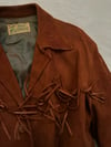 early 70s fringe softest leather jacket