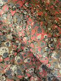 Indigo & Hibiscus Stone Pattern - 1/2 sheets