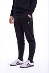 Bromley slim fit cuffed joggers in Black 