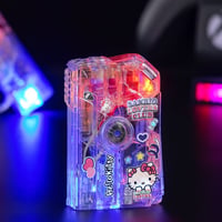 Image 2 of Luminous Fingertip Spinner Folding LighterTransparent Rotating