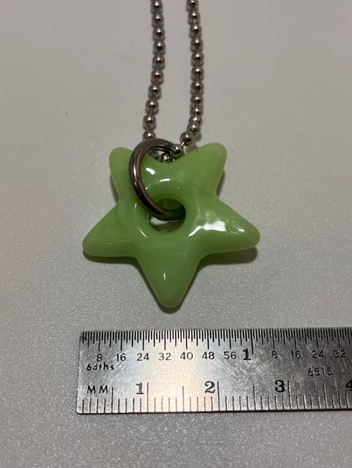 Image of mini milky green star