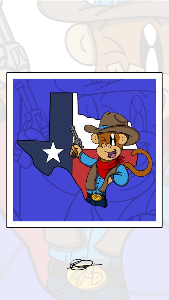 Image of Cowboy ENIGMA Print.