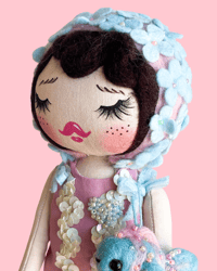 Image 4 of VINTAGE SWIMMER SMALL ART DOLL