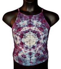 Image 3 of Torrid Size 2 Mandala Dyed High Neck Foxy Crop