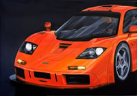 McLaren F1LM  Acrylic painting print 