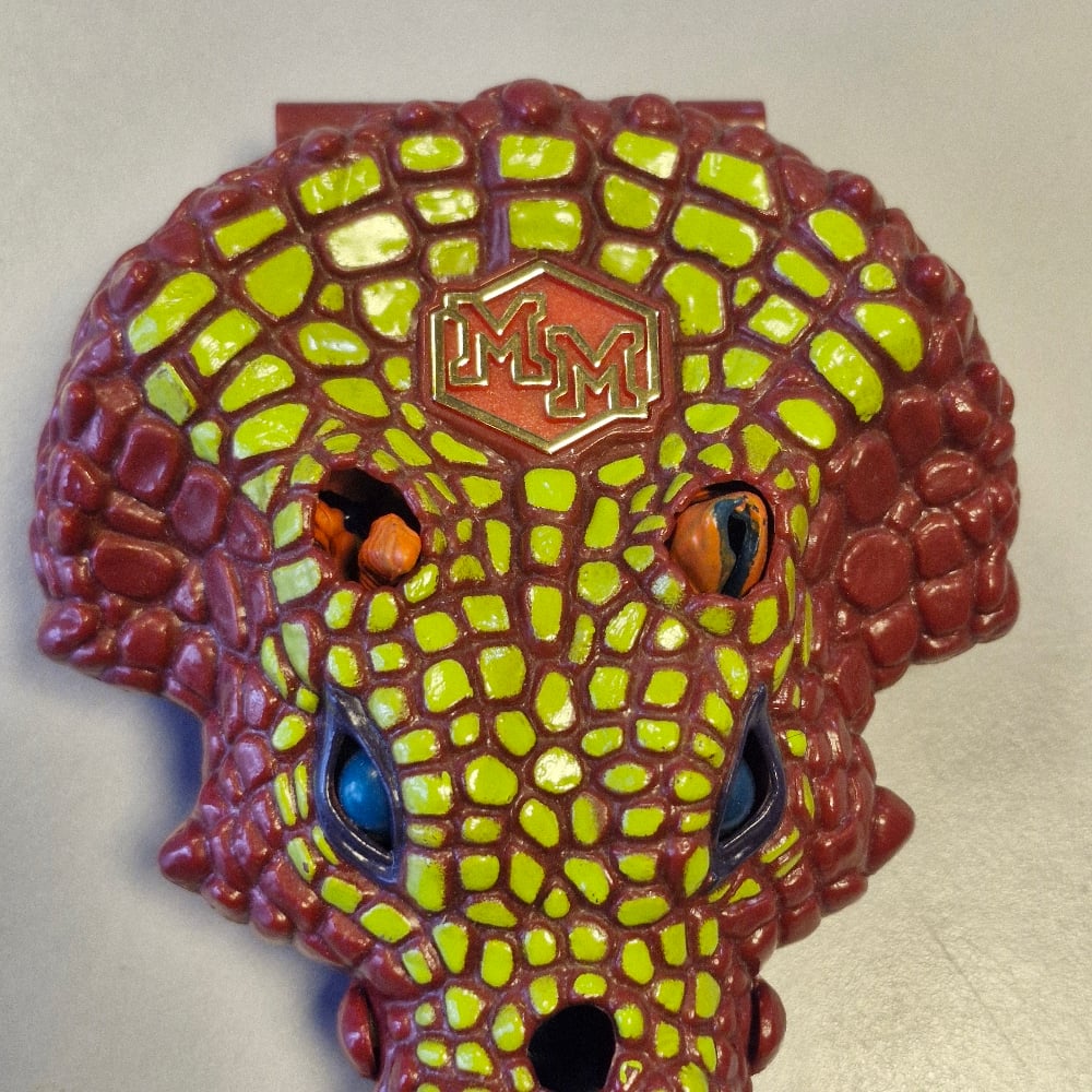 Image of Mighty Max Blows Up Dino Lab (Mutasaurus) Doom Zone – Bluebird Toys – Complete