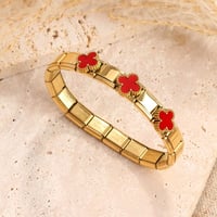 Image 4 of Italian Clover Bracelet 