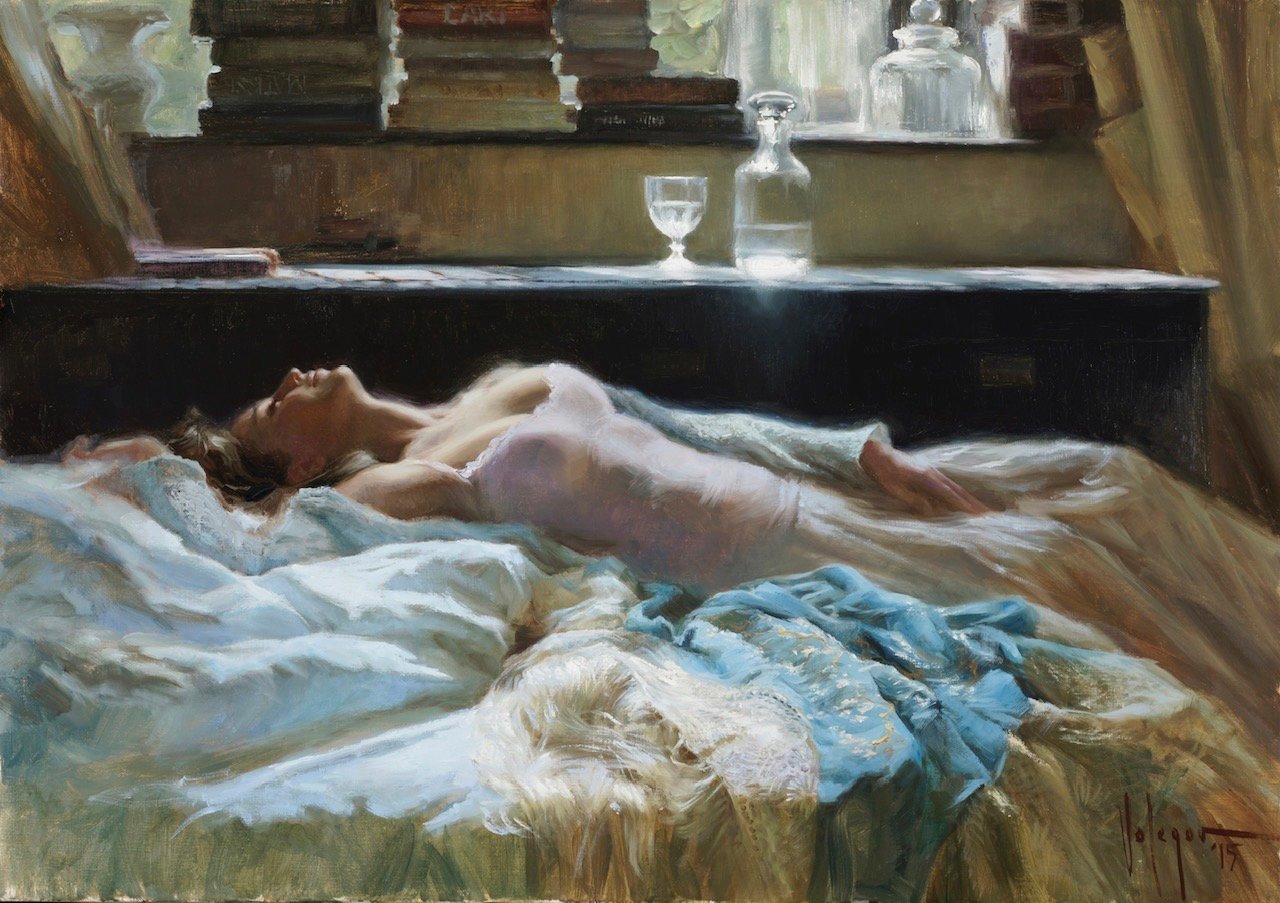 Image of PRINT ON CANVAS "WOMAN IN LOVE"
