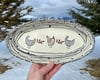 "Lines & Dots & Chickens Oh My!" Platter 