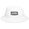 Mortal Savage Equals One - White Bucket Hat