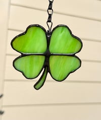 Image 2 of Lucky Four Leaf Clover Suncatcher